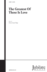 The Greatest of These Is Love