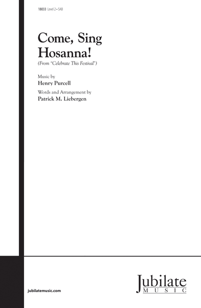 Come, Sing Hosanna!