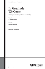In Gratitude We Come