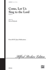 Come, Let Us Sing to the Lord