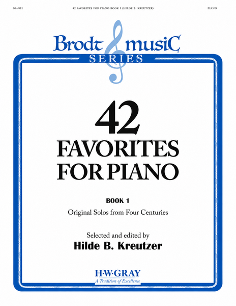 42 Favorites for Piano Book 1