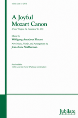 A Joyful Mozart Canon from Vesperae de Dominica
