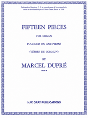 Fifteen Pieces (Vepres du Commun), Opus 18 (Complete)