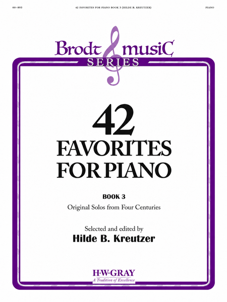 42 Favorites for Piano Book 3