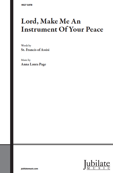 Lord, Make Me An Instrument Of Your Peace