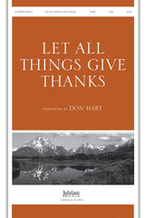 Let All Things Give Thanks